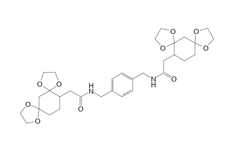 2-(1,4,8,11-Tetraoxadispiro[4.1.4.3]tetradec-12-yl)-N-[4-({[2-(1,4,8,11-tetraoxadispiro[4.1.4.3]tetradec-12-yl)acetyl]amino}methyl)benzyl]acetamide