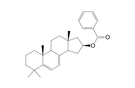 4,4-Dimethylandrost-5,7-dien-16.beta.-yl benzoate