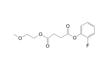 Succinic acid, 2-fluorophenyl 2-methoxyethyl ester