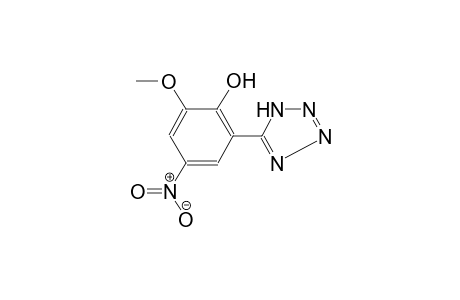 2-methoxy-4-nitro-6-(1H-tetraazol-5-yl)phenol
