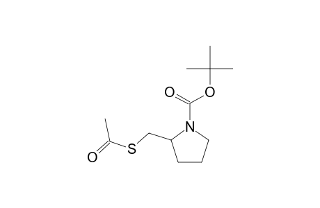 2-Acetylthiomethylpyrrolidine-1-carboxylic acid, t-butyl ester