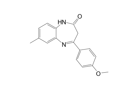 7-Methyl-4-(4-methoxyphenyl)-1H-1,5-benzodiazepin-2(3H)-one