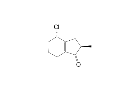 (2R,4S)-4-chloranyl-2-methyl-2,3,4,5,6,7-hexahydroinden-1-one