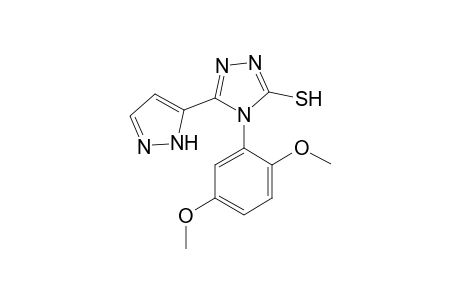 Hydrosulfide, [4-(2,5-dimethoxyphenyl)-5-(1H-pyrazol-5-yl)-4H-1,2,4-triazol-3-yl]-