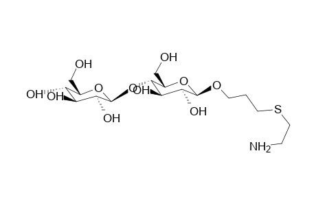 [3-(2-Aminoethylsulfanyl)-propyl]-b-d-cellobioside