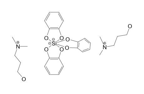 DI-[(3-HYDROXYPROPYL)-DIMETHYLAMMONIUM]-TRIS-[BENZENE-1,2-DIOLATO-(2-)]-SILICATE