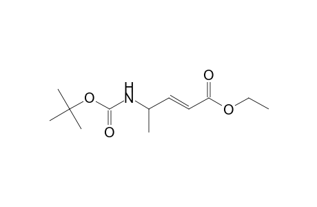 Ethyl (2E)-4-[(tert-butoxycarbonyl)amino]-2-pentenoate