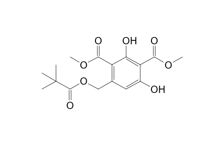 2,4-Dihydroxy-6-(pivaloyloxymethyl)benzene-1,3-dicarboxylic acid dimethyl ester
