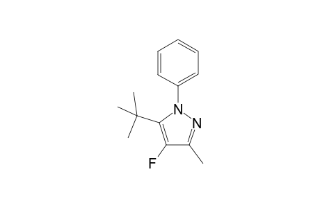 5-Tert-Butyl-4-fluoro-3-methyl-1-phenyl-1H-pyrazole