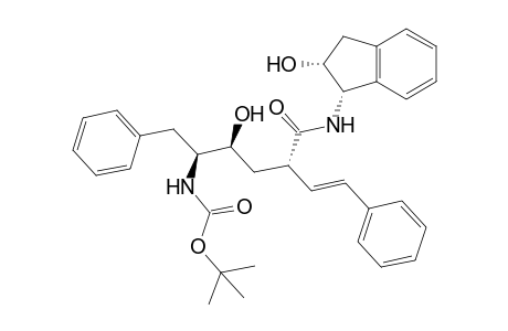 N-[(E,1S,2S,4S)-1-benzyl-2-hydroxy-4-[[(1S,2R)-2-hydroxyindan-1-yl]carbamoyl]-6-phenyl-hex-5-enyl]carbamic acid tert-butyl ester