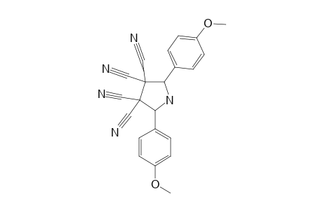 2,5-BIS-(4-METHOXYPHENYL)-3,3,4,4-TETRACYANOPYRROLIDINE