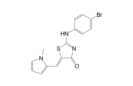 (5Z)-2-(4-bromoanilino)-5-[(1-methyl-1H-pyrrol-2-yl)methylene]-1,3-thiazol-4(5H)-one