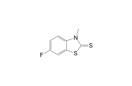 6-FLUORO-3-METHYL-1,3-BENZOTHIAZOLE-2-(3H)-THIONE