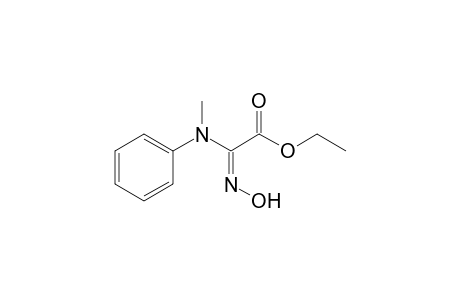 Ethyl 2-(Hydroxyimino)-2-(methylanilino)acetate
