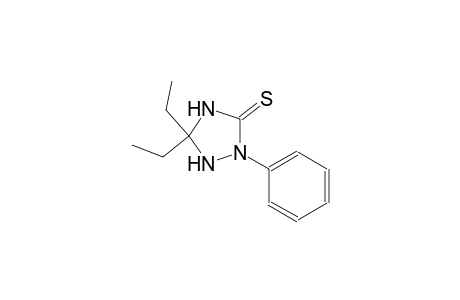 5,5-diethyl-2-phenyl-1,2,4-triazolidine-3-thione