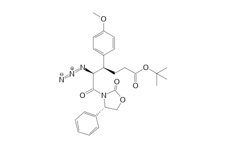 (4R,5S)-5-Azido-4-(4-methoxyphenyl)-6-oxo-6-[(4S)-(2-oxo-4-phenyloxazolidin-3-yl)]hexanoic acid tert-Butyl ester
