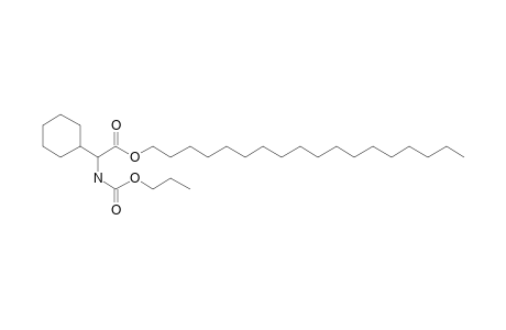 Glycine, 2-cyclohexyl-N-propoxycarbonyl-, octadecyl ester