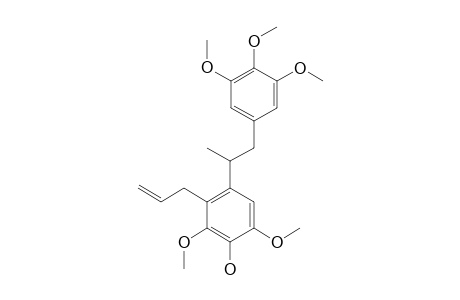 2-(2-PROPENOYL-4-HYDROXY-3,5-DIMETHOXYPHENYL)-1-(3,4,5-TRIMETHOXYPHENYL)-PROPANE