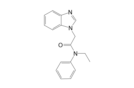 1H-1,3-Benzimidazole-1-acetamide, N-ethyl-N-phenyl-