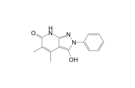 Pyrazolo[3,4-b]pyridin-6-one, 3-hydroxy-4,5-dimethyl-2-phenyl-2,7-dihydro-