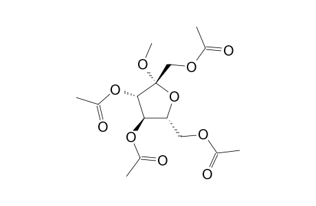 METHYL-3,4,6-TRI-O-ACETYL-BETA-D-FRUCTOFURANOSIDE