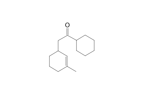 1-cyclohexyl-2-(3-methyl-1-cyclohex-2-enyl)ethanone