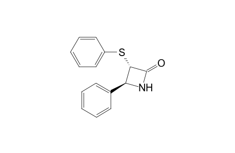 (3S,4S)-4-phenyl-3-(phenylthio)-2-azetidinone