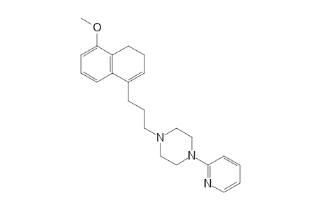 1-[3-(5-methoxy-3,4-dihydronaphthalen-1-yl)propyl]-4-(2-pyridinyl)piperazine