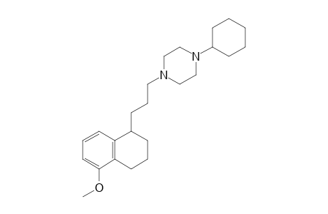 1-cyclohexyl-4-[3-(5-methoxy-1,2,3,4-tetrahydronaphthalen-1-yl)propyl]piperazine