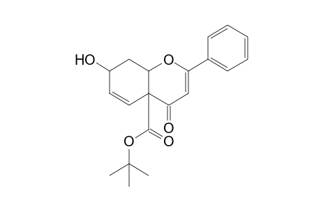 4a-(tert-Butoxycarbonyl)-7-hydroxy-2-phenyl-4a,7,8,8a-tetrahydro-4H-benzo[b]pyran-4-one