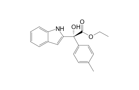 Ethyl 2-hydroxy-2-(1H-indol-2-yl)-2-p-tolylacetate