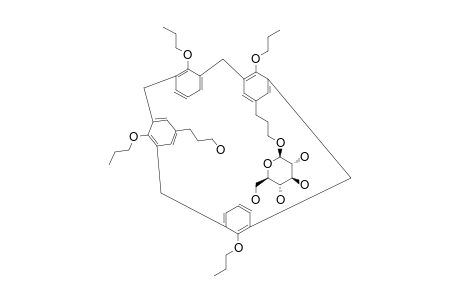5-[3-(BETA-D-GLUCOPYRANOSYLOXY)-PROPYL]-17-(3-HYDROXYPROPYL)-25,26,27,28-TETRAPROPOXY-CALIX-[4]-ARENE