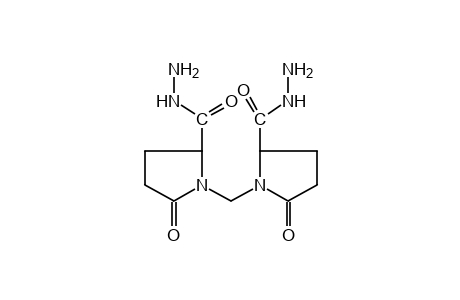 1,1'-methylenebis[5-oxo-2-pyrrolidinecarboxylic acid], dihydrazide