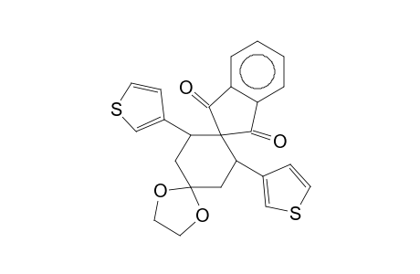 trans-3',5'-di-(3-thenyl)-dispiro[1,3-dioxolan-2,1'-cyclohexan-4',2"-indan]-1",3"dion