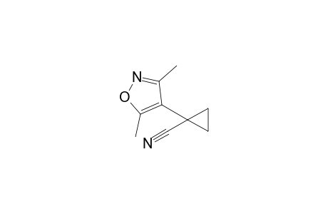 1-(3',5'-Dimethyl-4'-isoxazolyl)-cyclopropane-1-carbonitrile