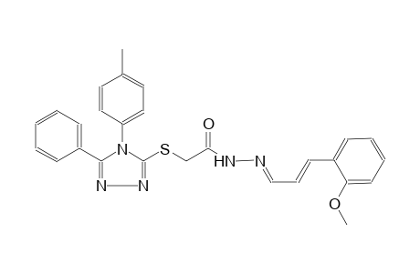acetic acid, [[4-(4-methylphenyl)-5-phenyl-4H-1,2,4-triazol-3-yl]thio]-, 2-[(E,2E)-3-(2-methoxyphenyl)-2-propenylidene]hydrazide