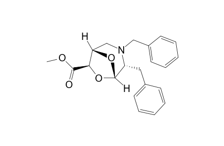 (1S,4R,5S,7R)-3,4-bis(phenylmethyl)-6,8-dioxa-3-azabicyclo[3.2.1]octane-7-carboxylic acid methyl ester