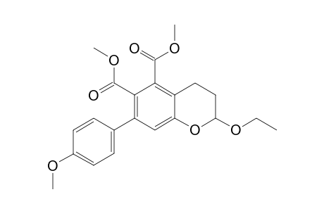 DIMETHYL-2-ETHOXY-7-(PARA-METHOXYPHENYL)-CHROMAN-5,6-DICARBOXYLATE
