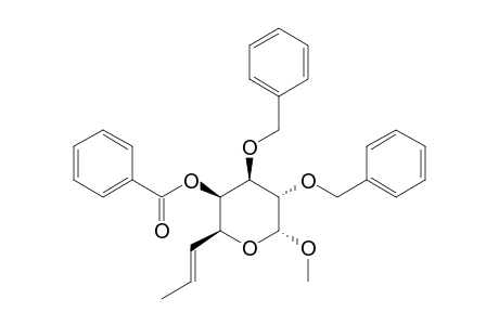 METHYL-(E)-4-O-BENZOYL-2,3-DI-O-BENZYL-6,7,8-TRIDEOXY-ALPHA-D-GALACTO-OCT-6-ENOSIDE