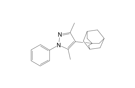 1H-Pyrazole, 3,5-dimethyl-1-phenyl-4-tricyclo[3.3.1.13,7]dec-1-yl-