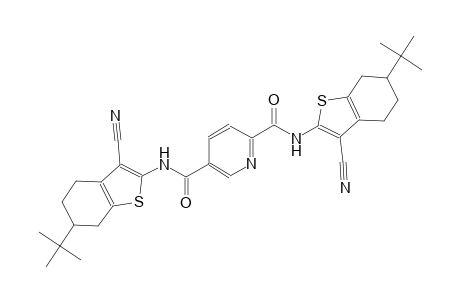 N~2~,N~5~-bis(6-tert-butyl-3-cyano-4,5,6,7-tetrahydro-1-benzothien-2-yl)-2,5-pyridinedicarboxamide