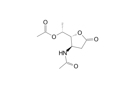 (3r*,4r*,5r*)-3-acetylamino-5-acetoxy-4-hexanolide