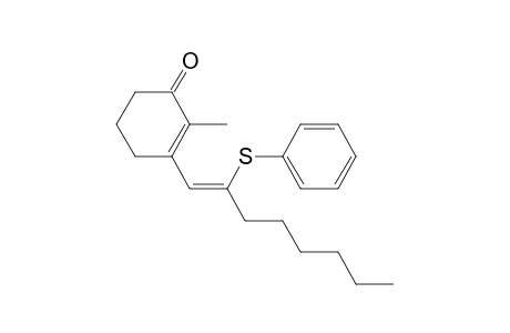 2-Methyl-3-[(Z)-2-(phenylthio)-1-octenyl]-2-cyclohexenone
