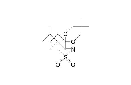 (3AS)-5',5',8,8-tetramethyl-5,6-dihydro-3H,4H,7H-3a,6-methano-2,1-benzisothiazole-7-spiro-1',3'-dioxane 2,2-dioxide