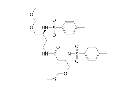 Butanamide, 4-(methoxymethoxy)-N-[4-(methoxymethoxy)-3-[[(4-methylphenyl)sulfonyl]amino]butyl]-3-[[(4-methylphenyl)sulfonyl]amino]-, [S-(R*,R*)]-