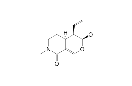 (3S,4R,4aS)-4-ethenyl-3-hydroxy-7-methyl-4,4a,5,6-tetrahydro-3H-pyrano[5,4-c]pyridin-8-one