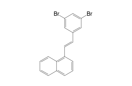 (E)-1-(3,5-Dibromophenyl)-2-(naphthyl)ethene