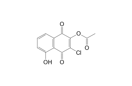 3-Chloro-2-acetoxy-5-hydroxy-1,4-naphthoquinone