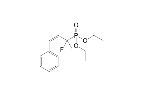 [(Z)-3-diethoxyphosphoryl-3-fluoranyl-but-1-enyl]benzene