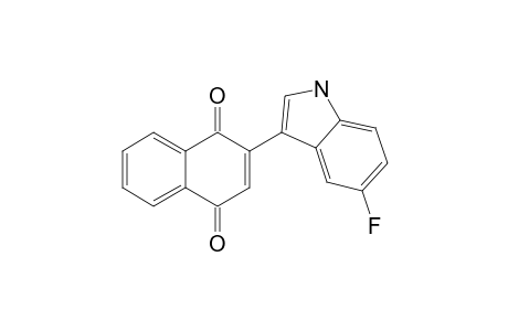 2-(5-FLUORO-3-INDOLYL)-1,4-NAPHTHOQUINONE